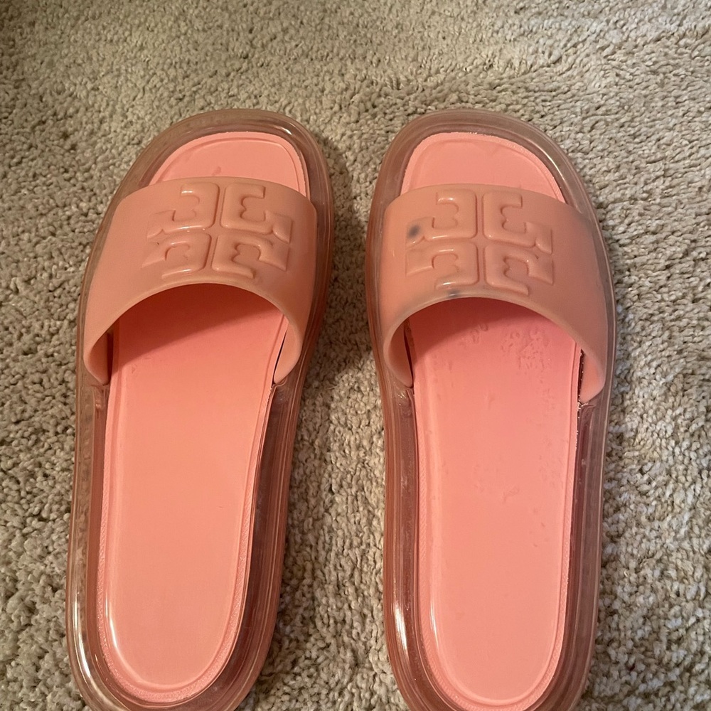 Stylish Pink Slide Sandals